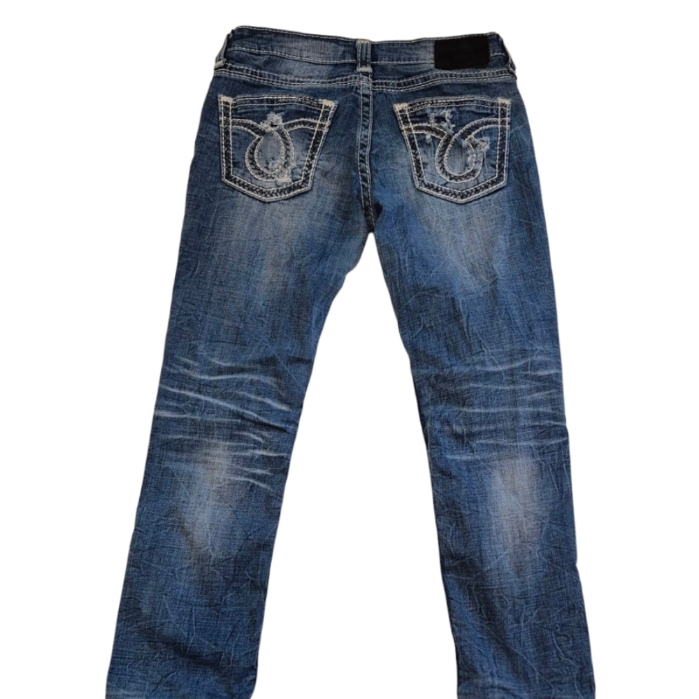 Big Star Buckle Liv Jeans distressed faded wash